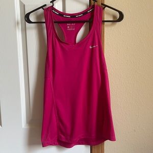 Fuchsia Pink Nike Miler Running Tank Top Size XS